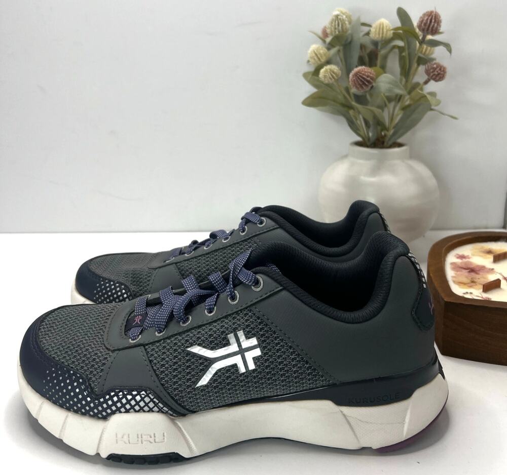 Kuru Quantum 2.0 Walking Comfort Sneaker Pewter/Night Sky Women 9 Medium